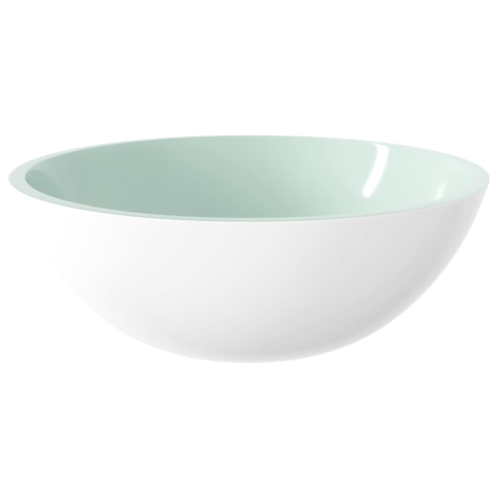 Lavabo Verre 50x37x14 cm Blanc Lavabos vidaXL