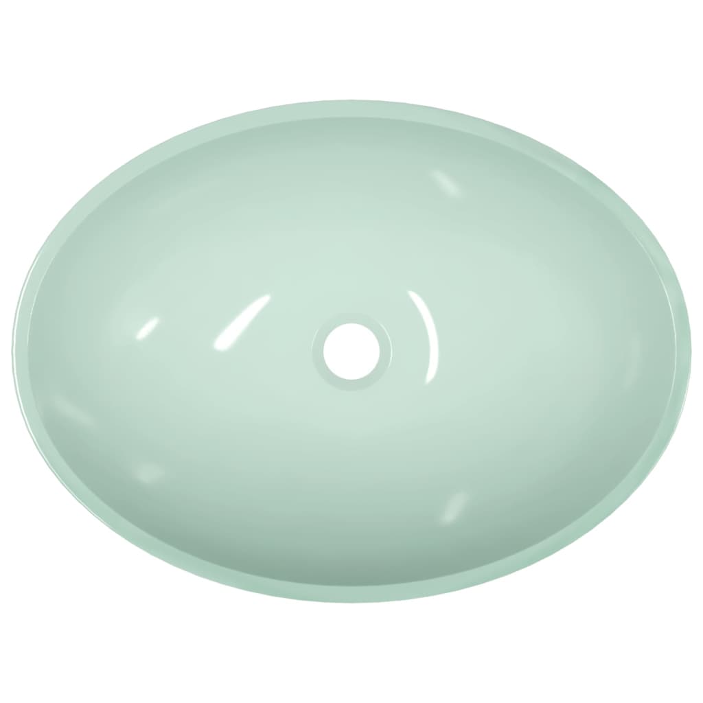 Lavabo Verre 50x37x14 cm Blanc Lavabos vidaXL