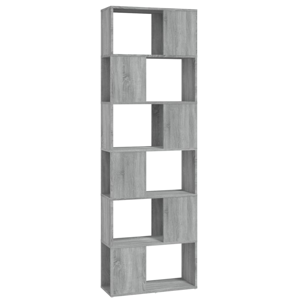 Bibliothèque/Séparateur de pièce Sonoma gris 60x24x186 cm - XIOS
