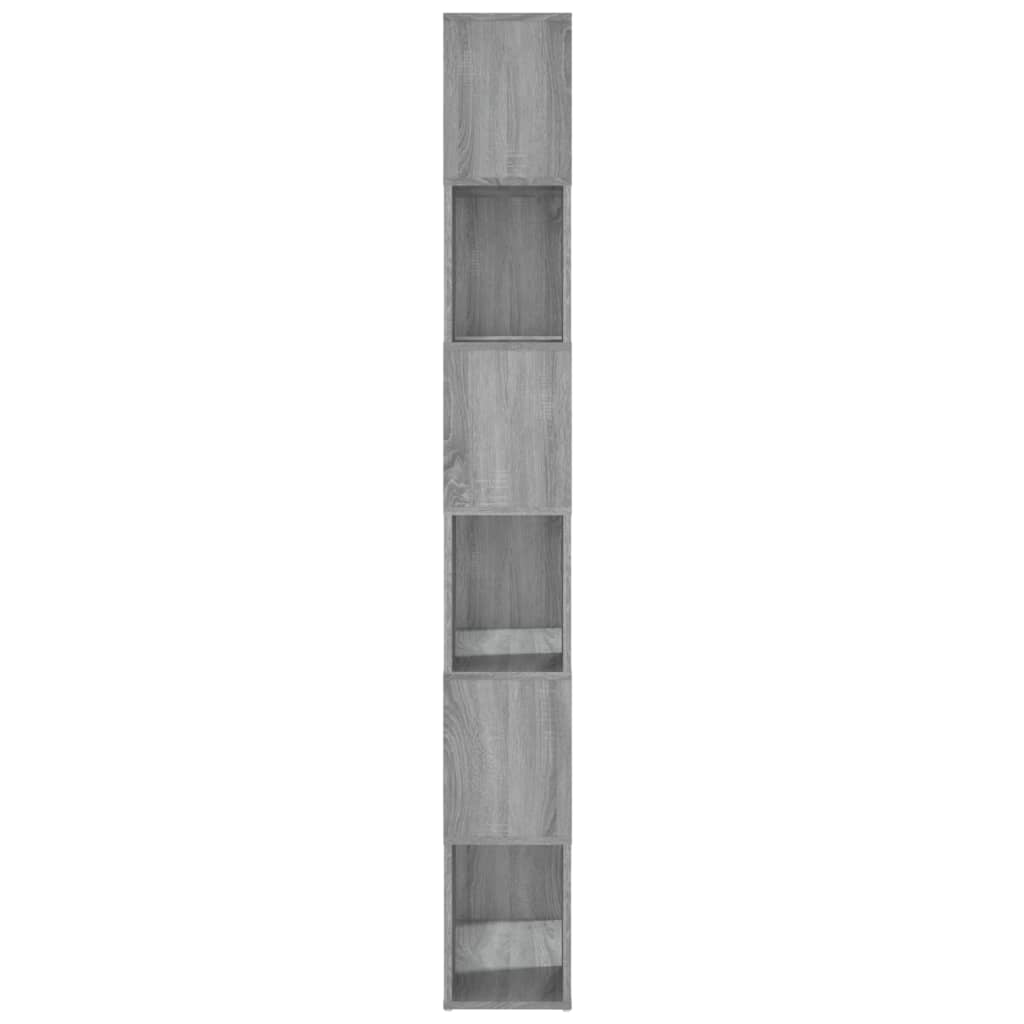 Bibliothèque/Séparateur de pièce Sonoma gris 60x24x186 cm - XIOS