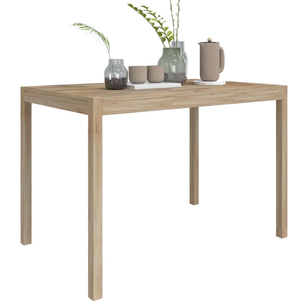 Table à manger 110x70x75 cm bois d'acacia solide - XIOS