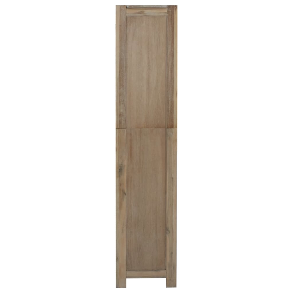 Bibliothèque 5 niveaux 80x30x140 cm Bois solide d'acacia - XIOS
