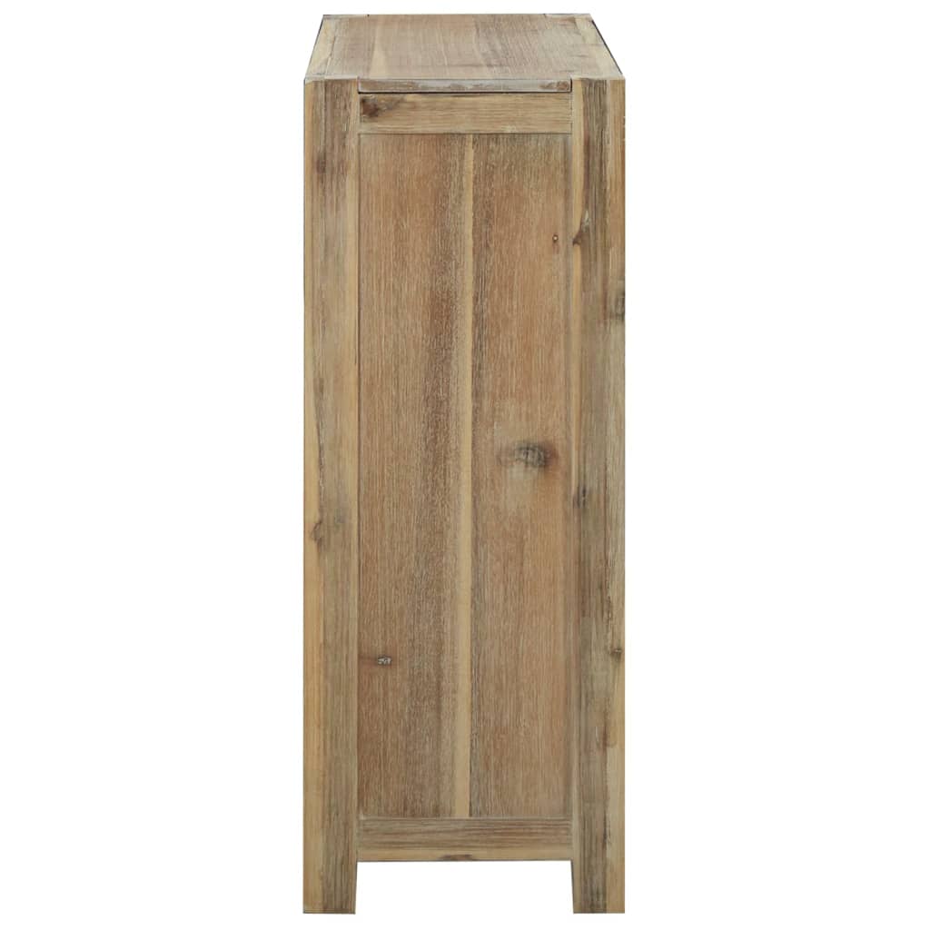 Bibliothèque 3 niveaux 80x30x80 cm Bois solide d'acacia