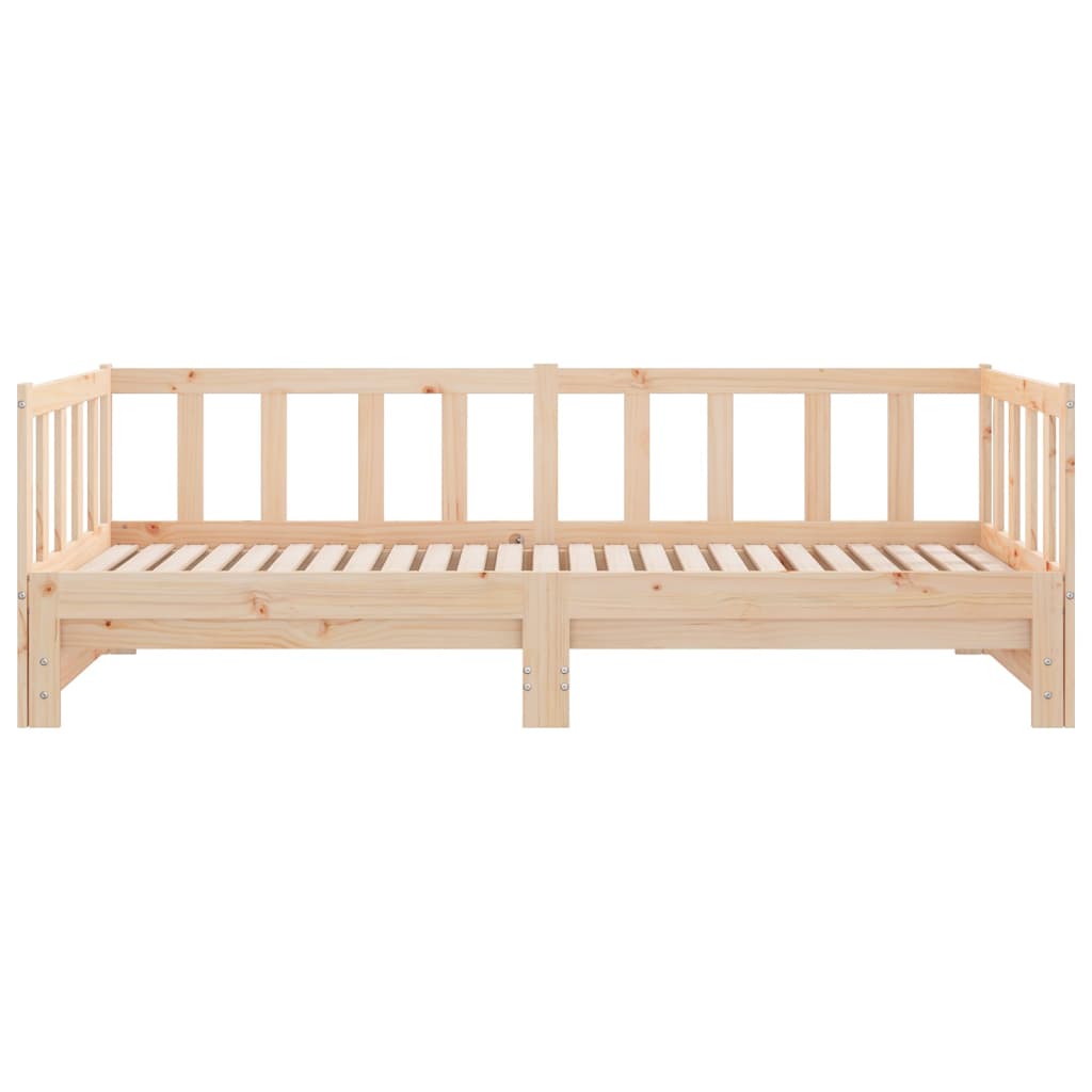 Lit coulissant 2x(80x200) cm Bois de pin massif - XIOS
