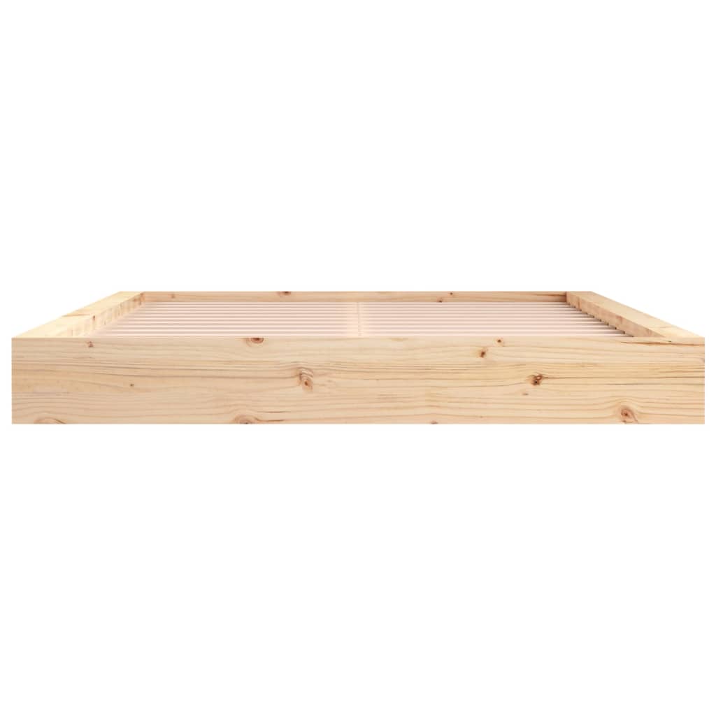 Cadre de lit sans matelas 200x200 cm bois massif - XIOS