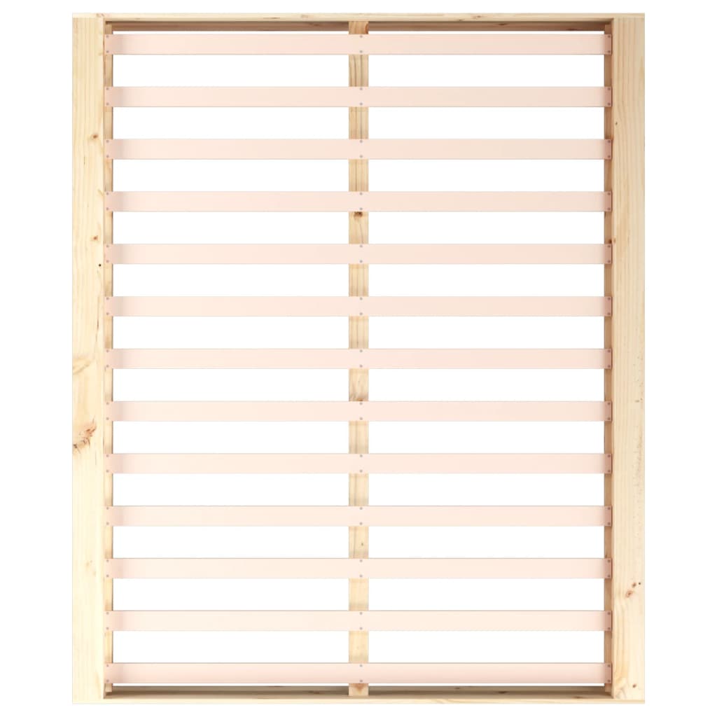 Cadre de lit sans matelas 180x200 cm bois massif - XIOS