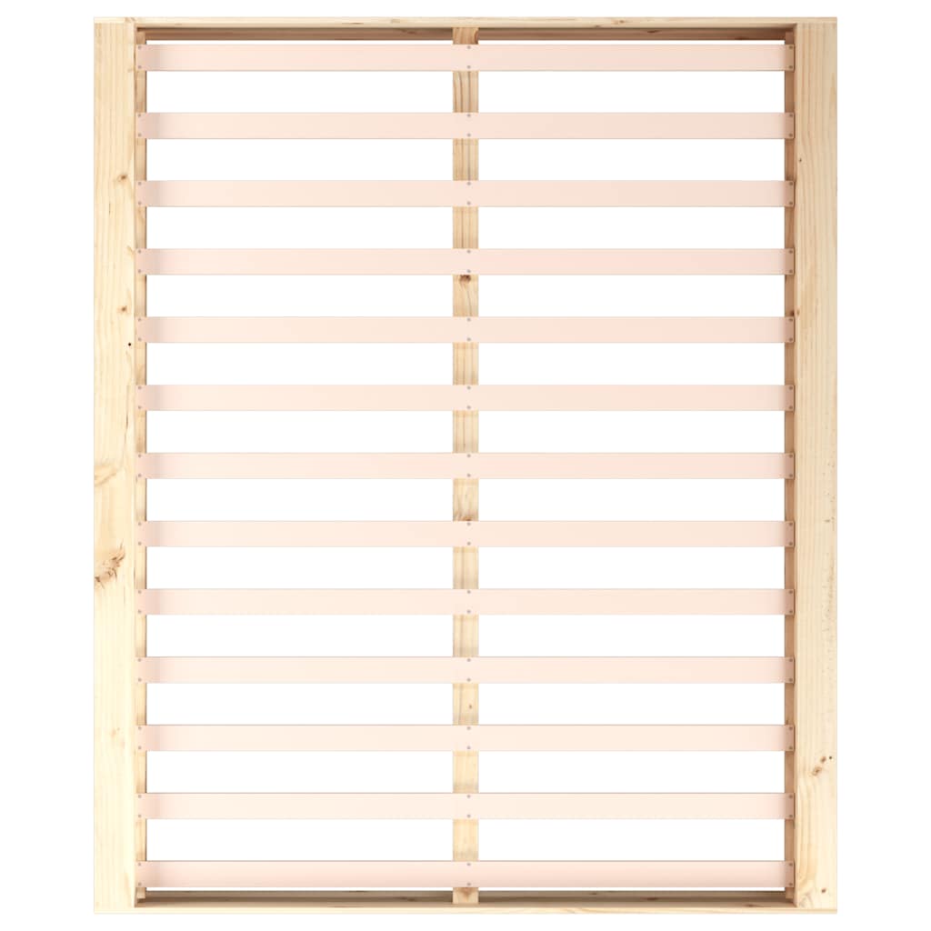 Cadre de lit sans matelas 160x200 cm bois massif - XIOS