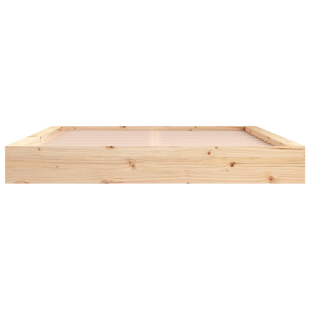 Cadre de lit sans matelas 150x200 cm bois massif - XIOS