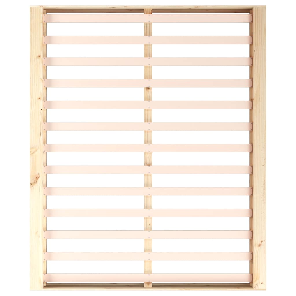 Cadre de lit sans matelas 150x200 cm bois massif - XIOS