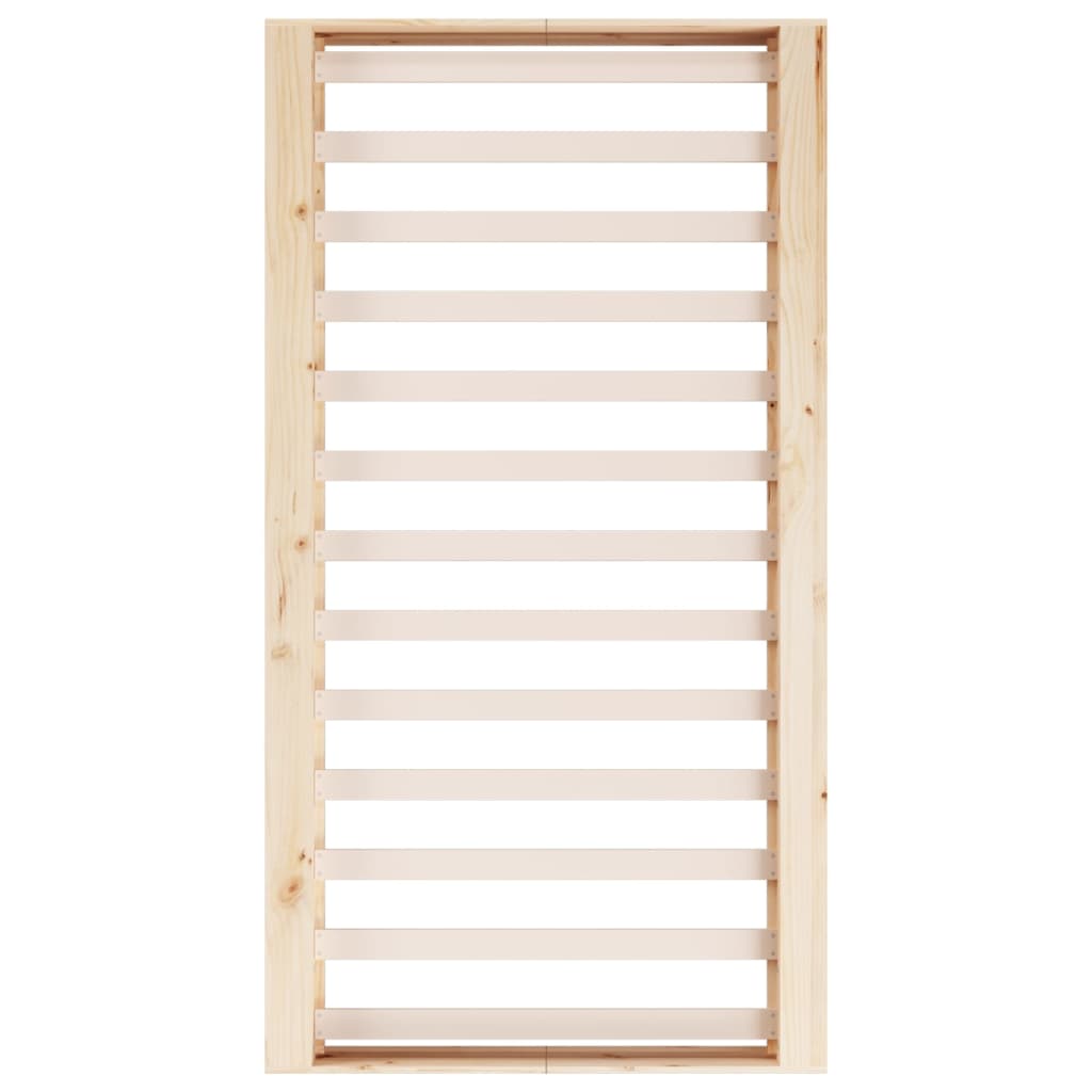 Cadre de lit sans matelas 100x200 cm bois massif - XIOS