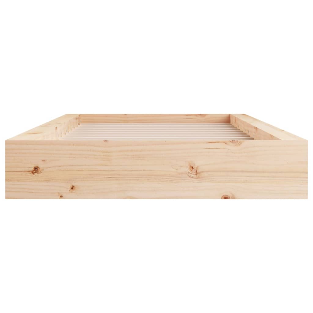 Cadre de lit sans matelas 90x200 cm bois massif - XIOS