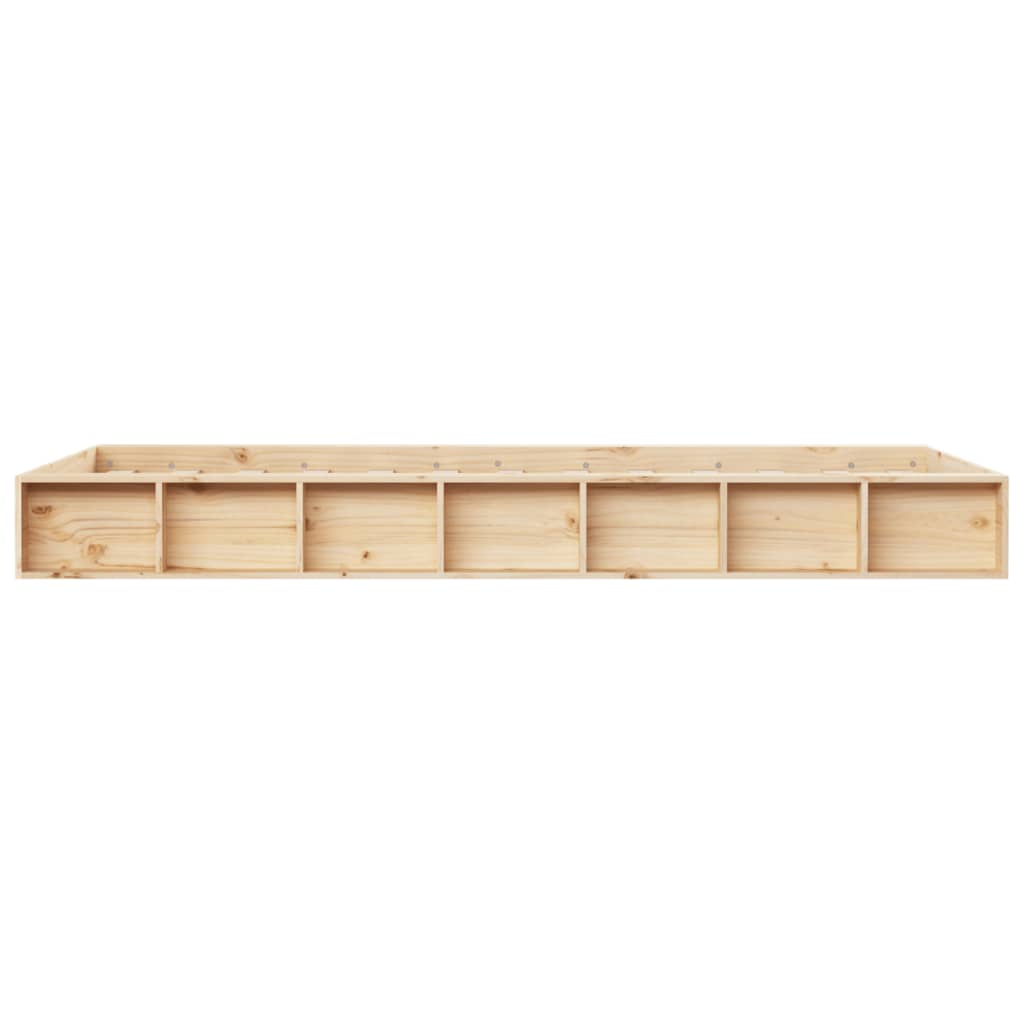 Cadre de lit sans matelas 90x200 cm bois massif - XIOS