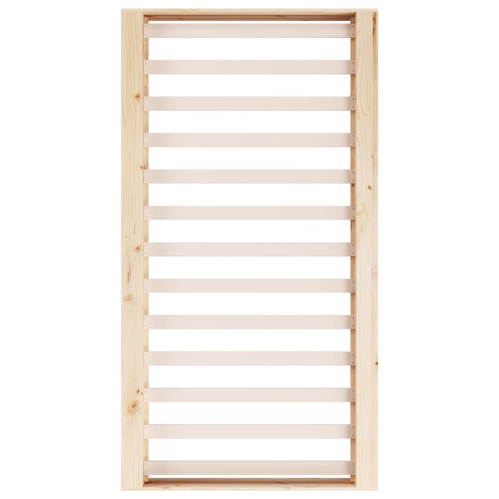 Cadre de lit sans matelas 75x190 cm bois massif - XIOS