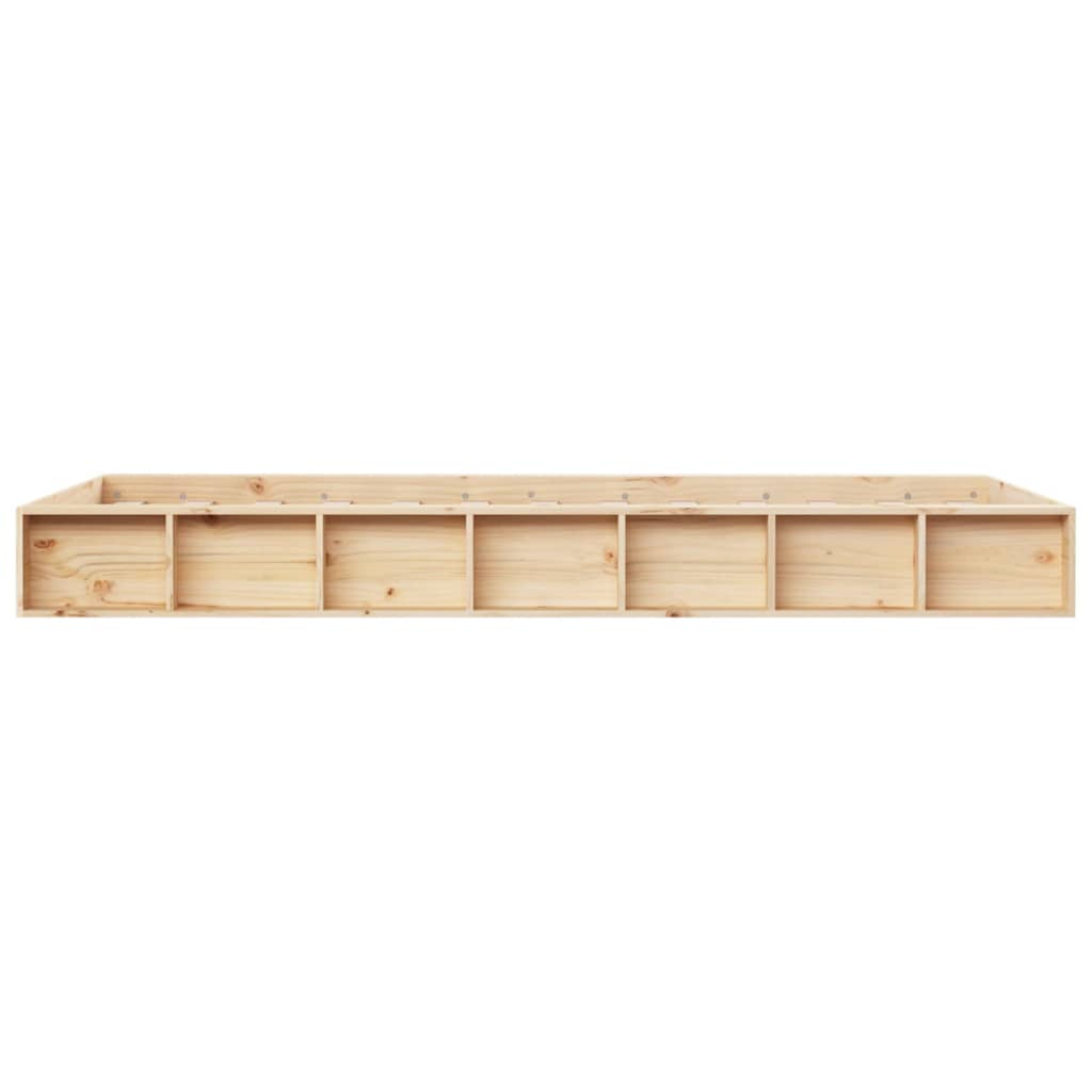 Cadre de lit sans matelas 90x190 cm bois massif - XIOS