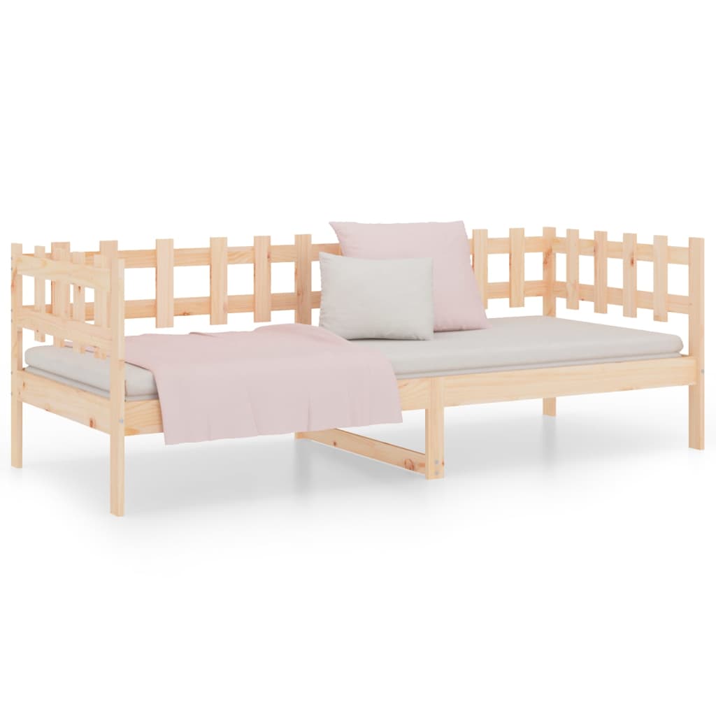 Lit de jour sans matelas 90x190 cm bois de pin massif - XIOS