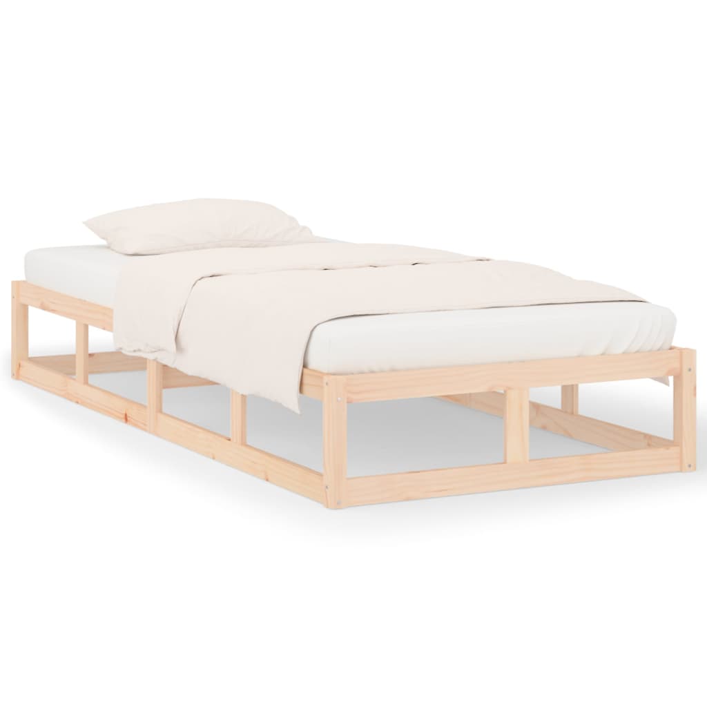Cadre de lit sans matelas 90x200 cm bois massif - XIOS