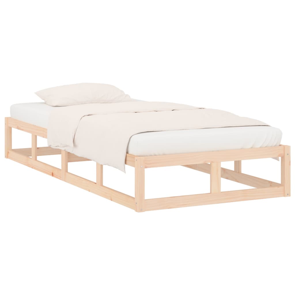 Cadre de lit sans matelas 90x200 cm bois massif - XIOS