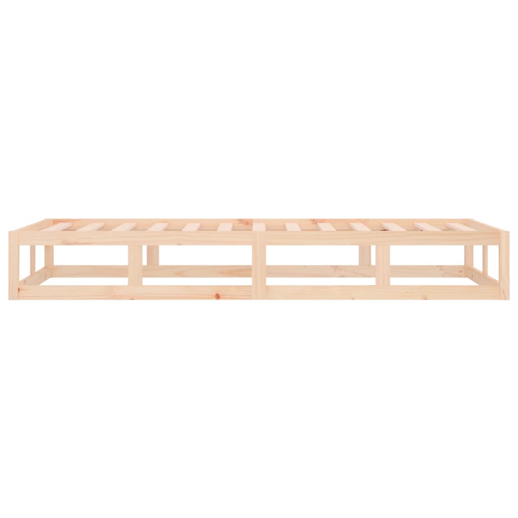 Cadre de lit sans matelas 90x200 cm bois massif - XIOS
