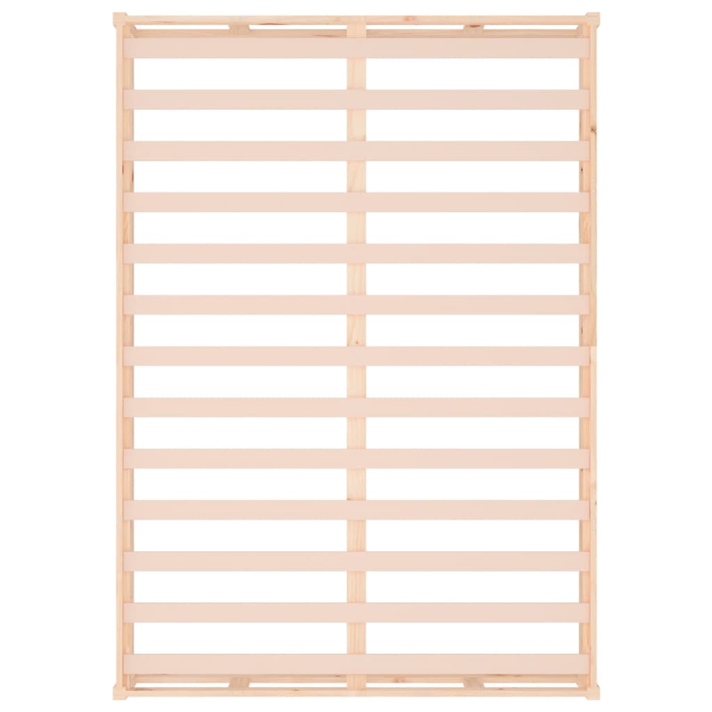 Cadre de lit sans matelas 120x200 cm bois massif - XIOS