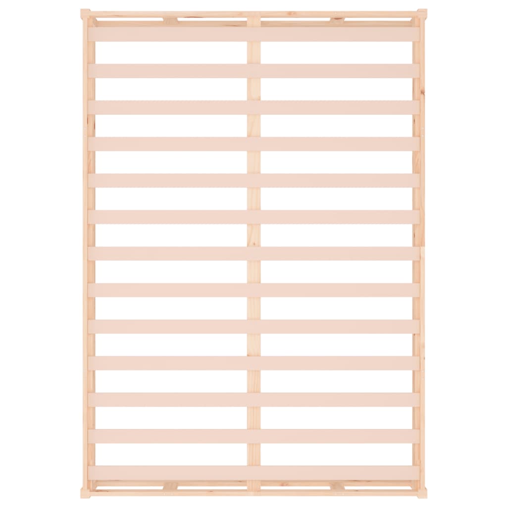 Cadre de lit sans matelas 140x200 cm bois massif - XIOS