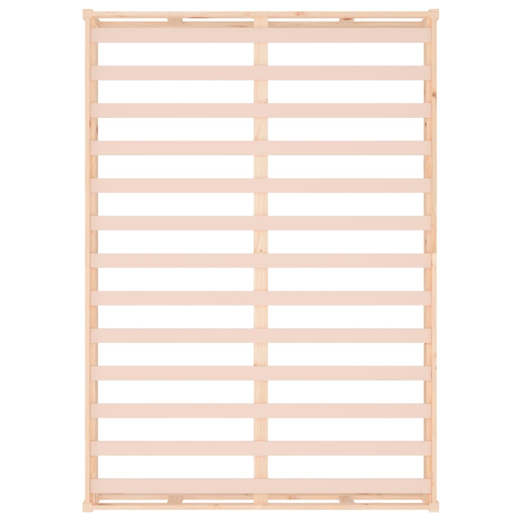 Cadre de lit sans matelas 200x200 cm bois massif - XIOS