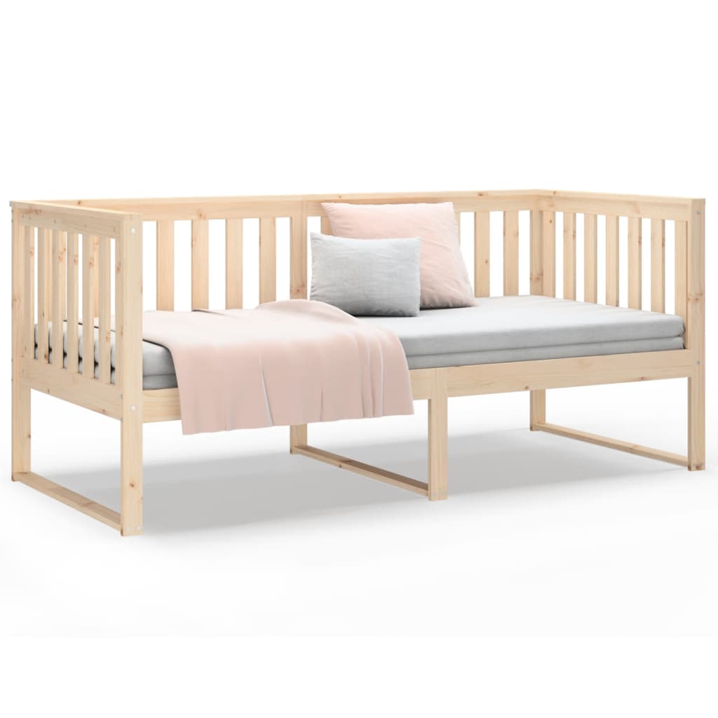 Lit de jour sans matelas 90x190 cm bois de pin massif - XIOS