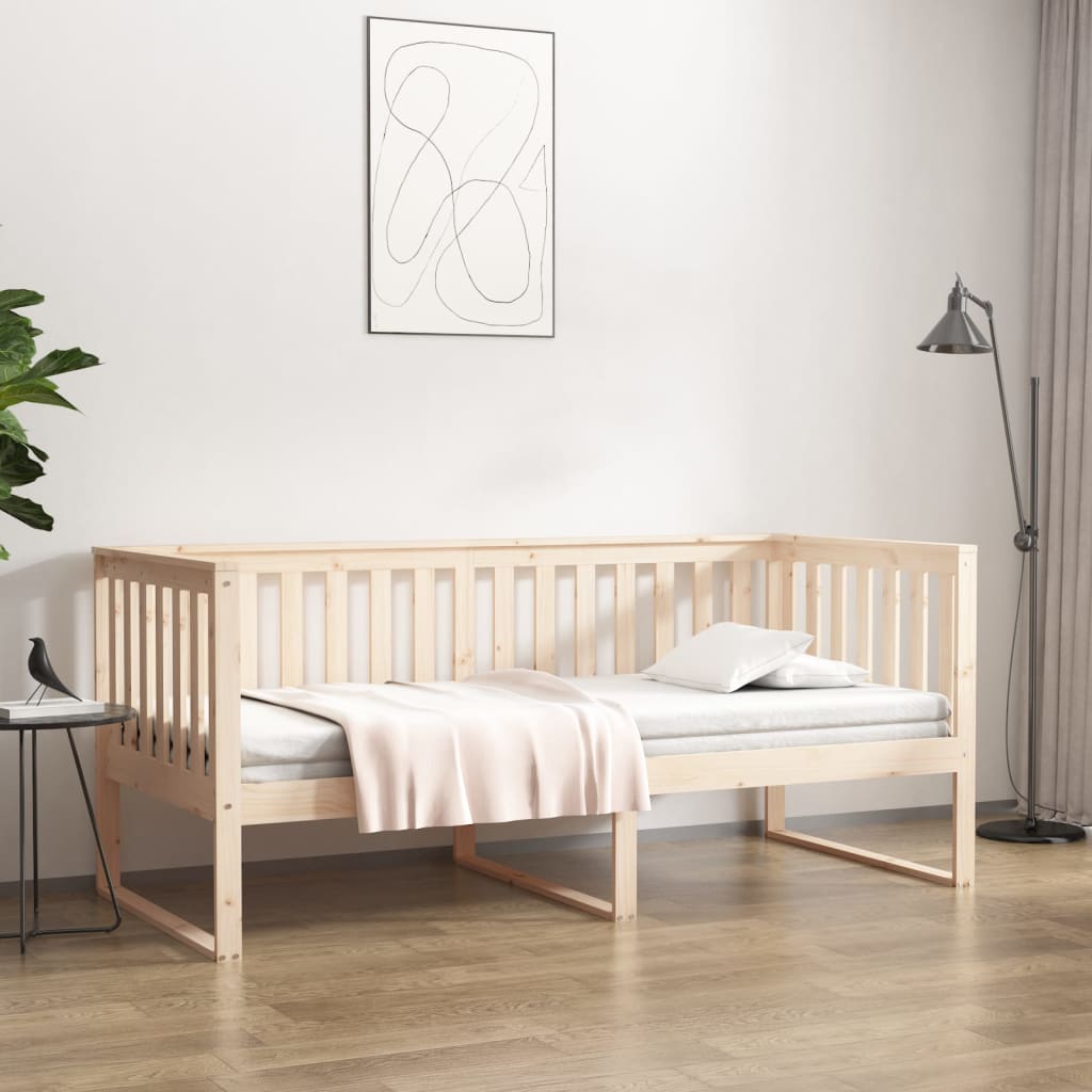 Lit de jour sans matelas 90x190 cm bois de pin massif - XIOS