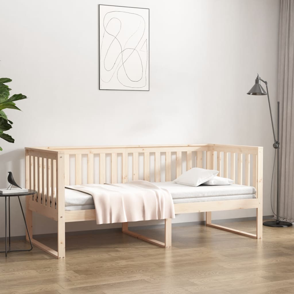Lit de jour sans matelas 100x200 cm bois de pin massif - XIOS