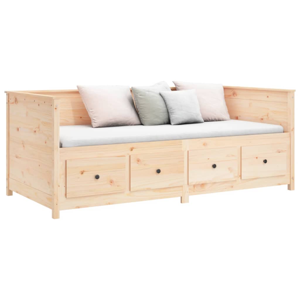 Lit de jour sans matelas 100x200 cm bois de pin massif - XIOS