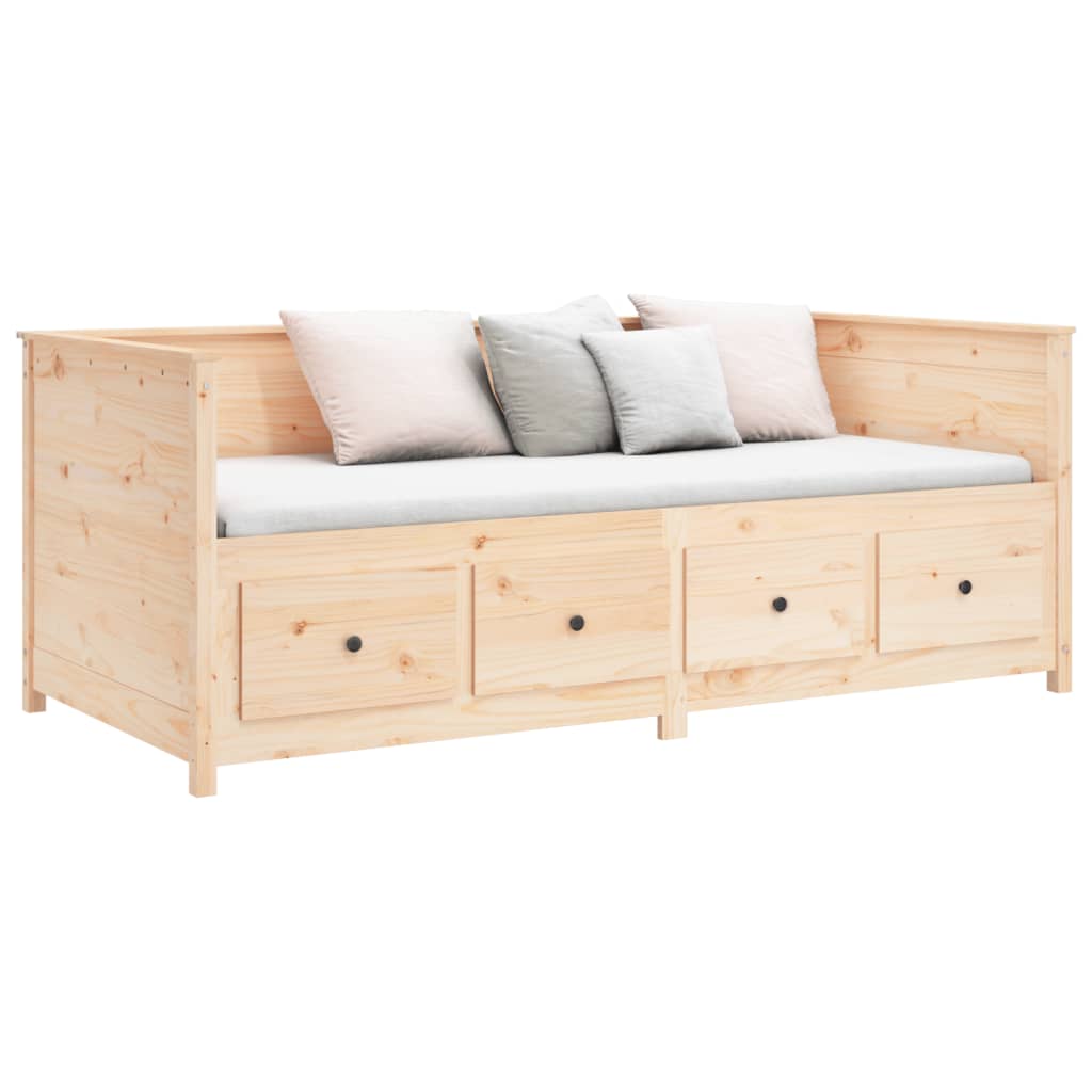 Lit de jour sans matelas 90x200 cm bois de pin massif - XIOS