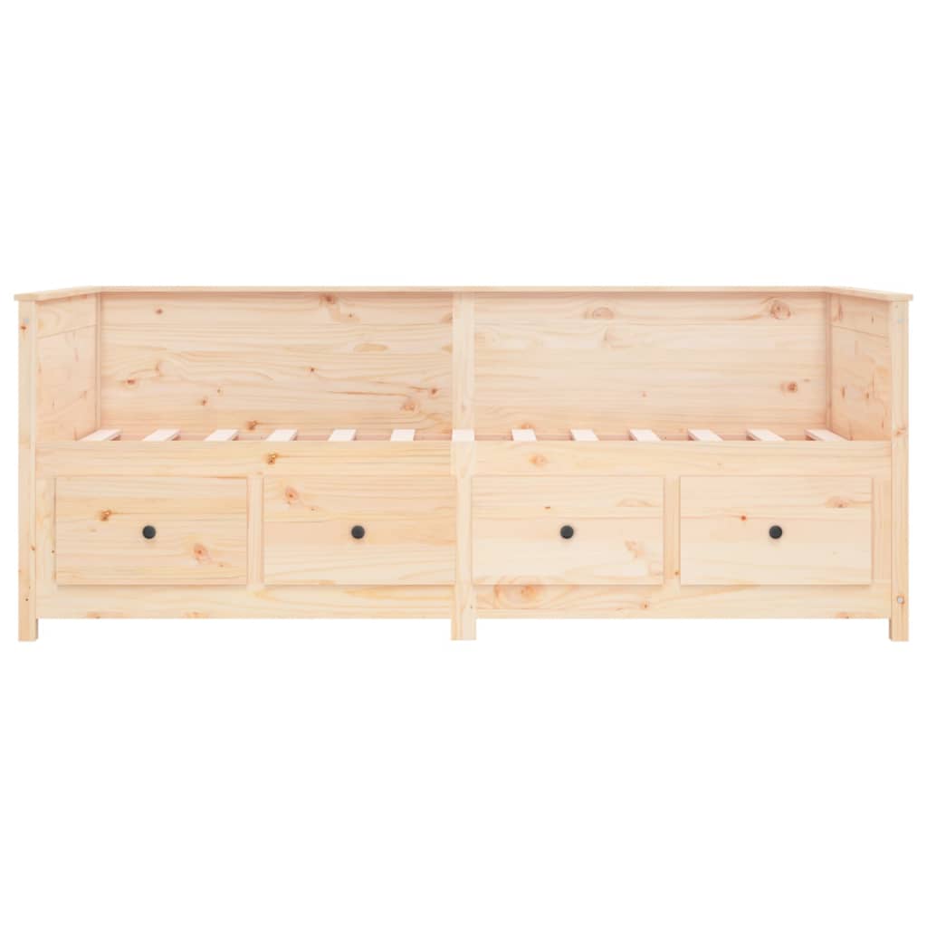 Lit de jour sans matelas 80x200 cm bois de pin massif - XIOS