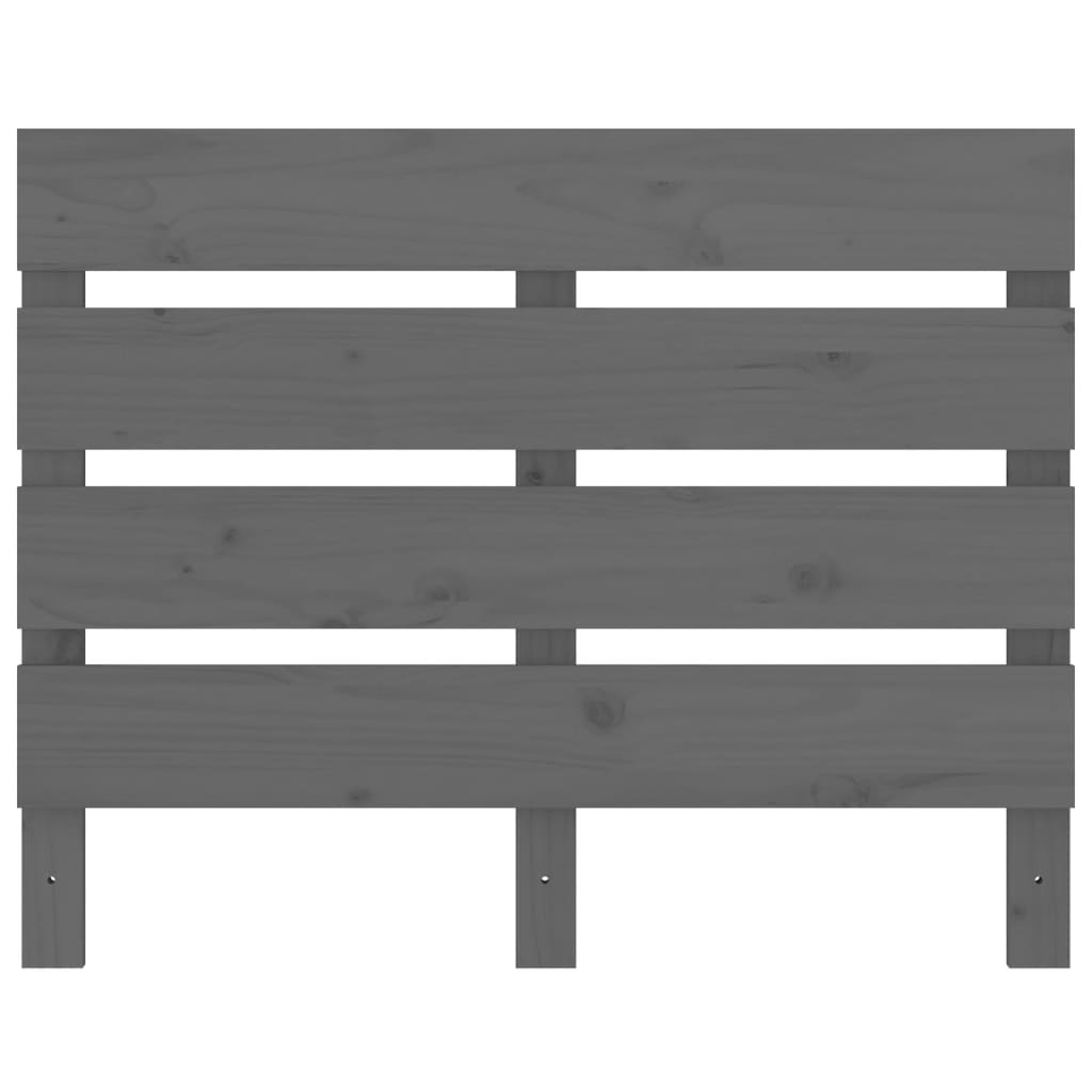 Tête de lit Gris 100x3x80 cm Bois massif de pin - XIOS
