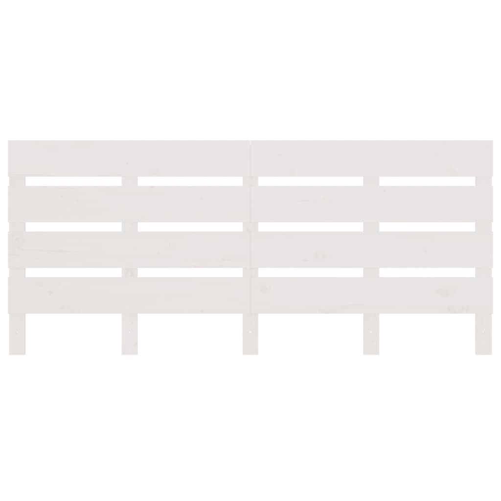 Tête de lit Blanc 180x3x80 cm Bois massif de pin - XIOS
