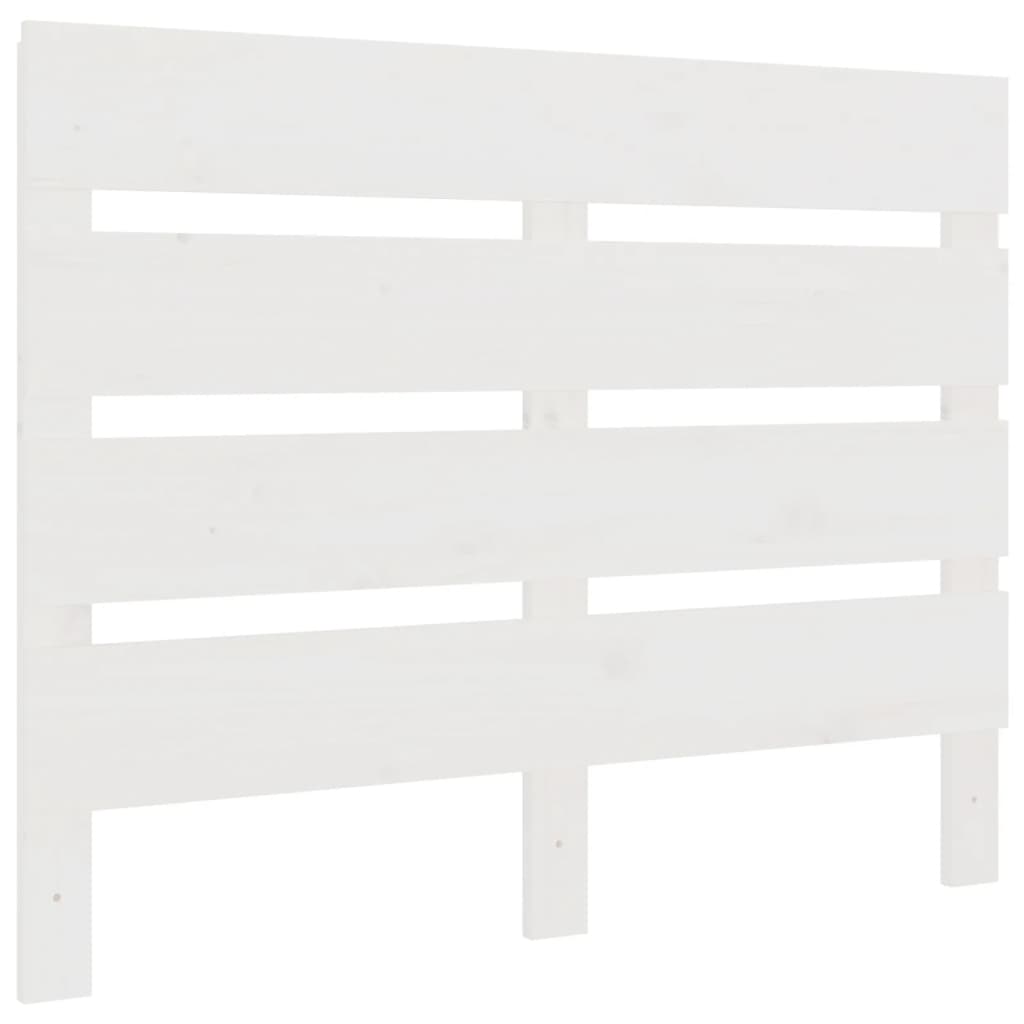 Tête de lit Blanc 75x3x80 cm Bois massif de pin - XIOS