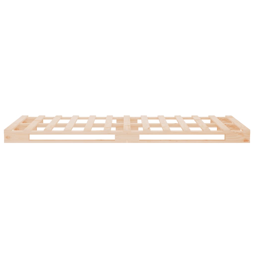 Lit de palette 75x190 cm bois pin massif petit simple - XIOS