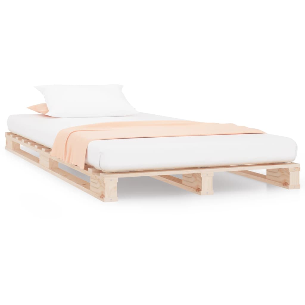 Lit de palette 90x190 cm Bois de pin massif Simple - XIOS