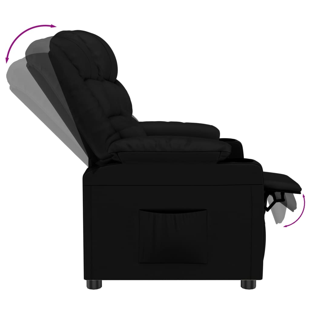 Fauteuil inclinable Noir Similicuir - XIOS