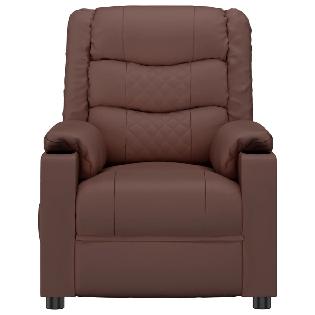 Fauteuil inclinable Marron Similicuir - XIOS