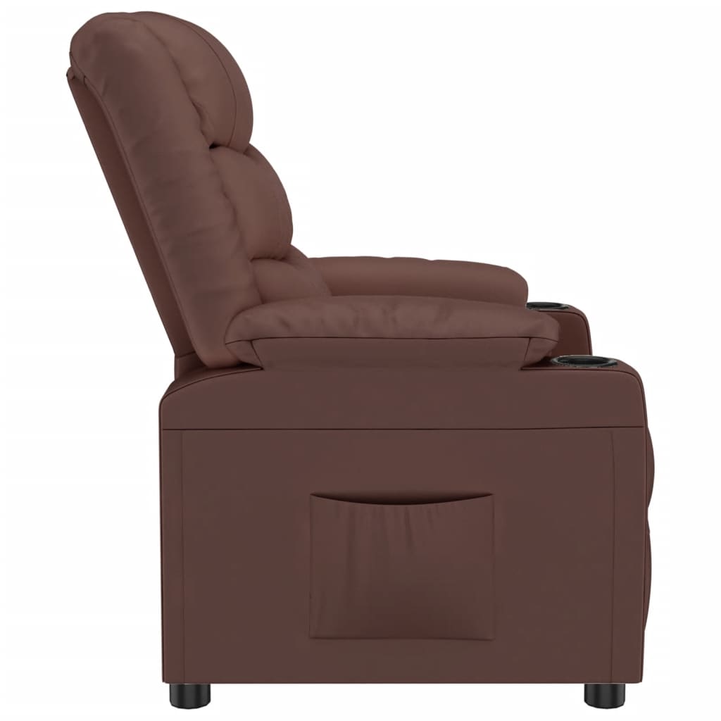 Fauteuil inclinable Marron Similicuir - XIOS