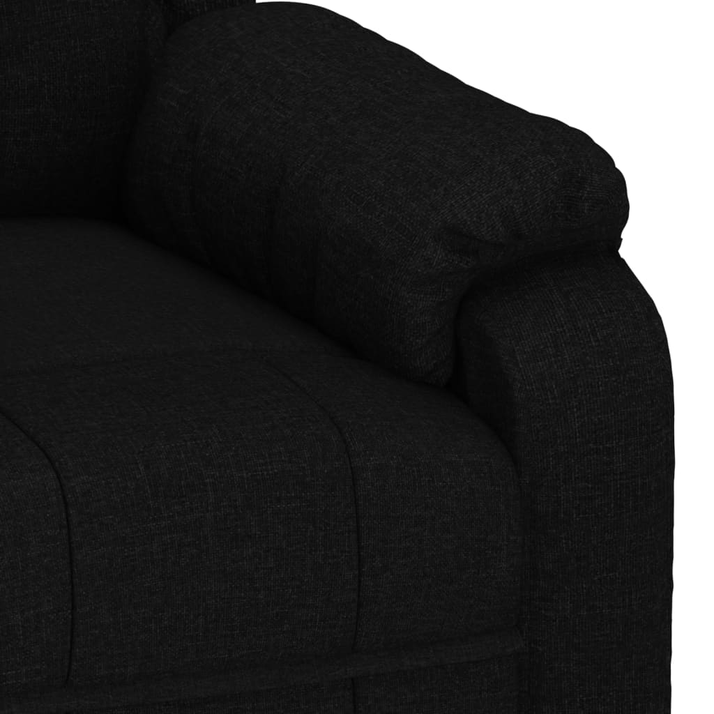 Fauteuil inclinable Noir Tissu - XIOS