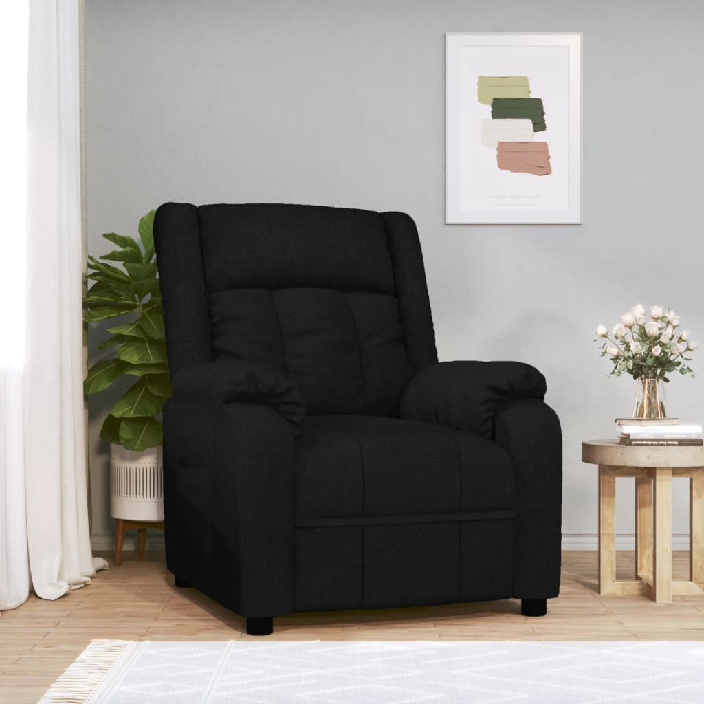Fauteuil inclinable Noir Tissu - XIOS