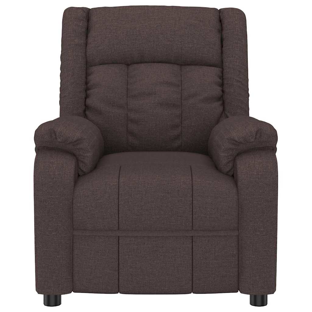 Fauteuil inclinable Marron foncé 82 x 93 x 96 cm tissu - XIOS