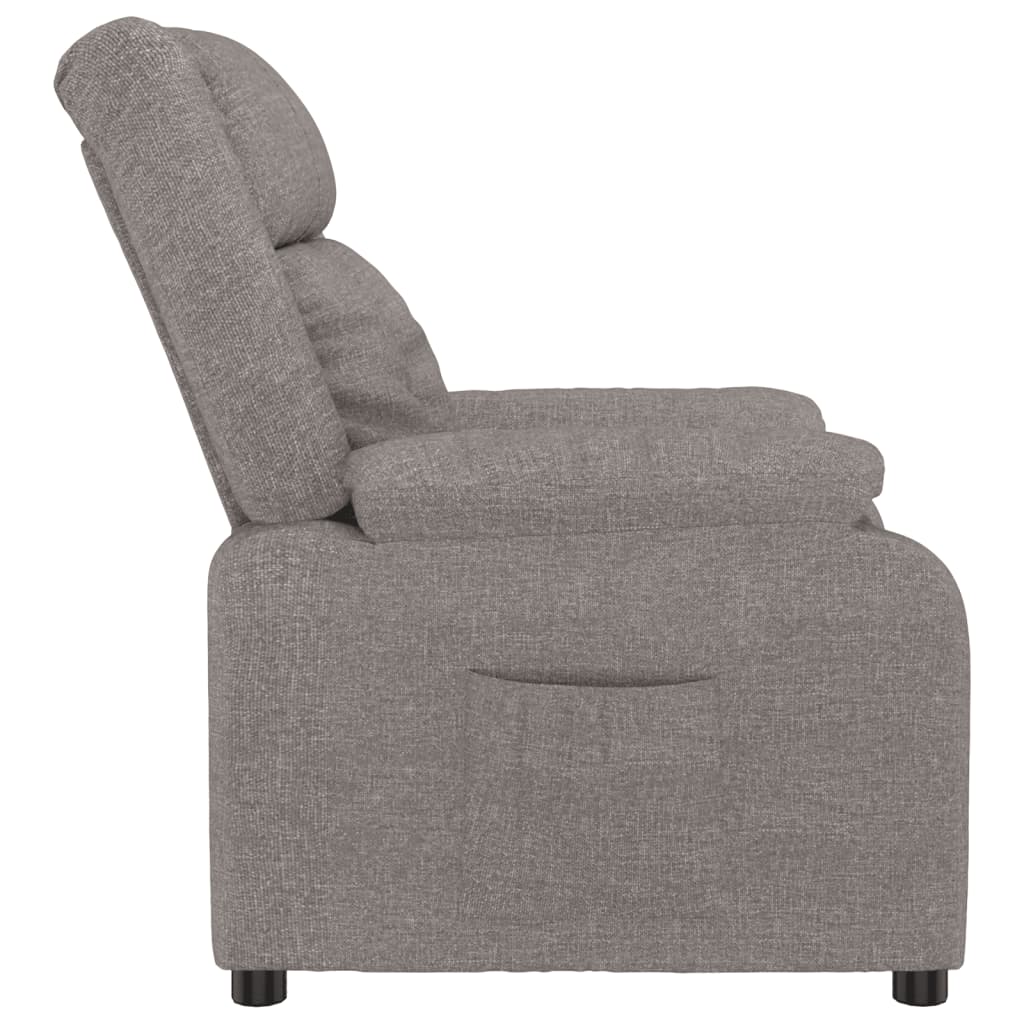 Fauteuil inclinable Taupe Tissu - XIOS