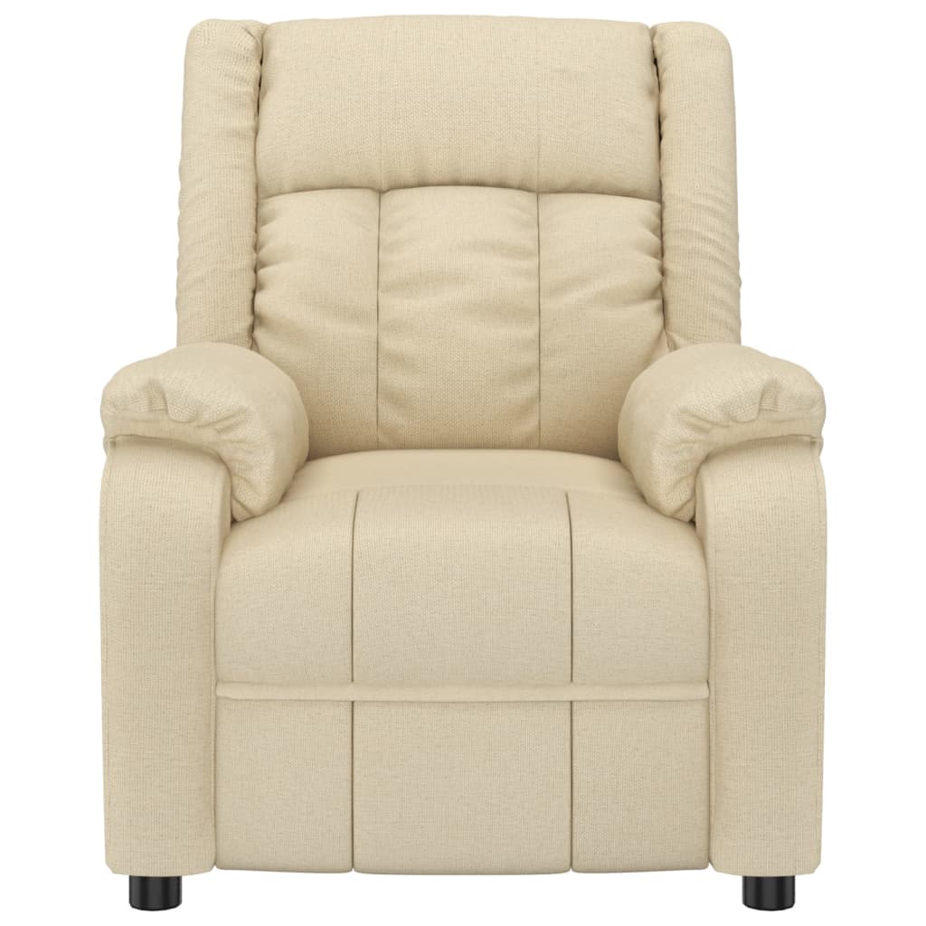 Fauteuil inclinable Crème Tissu - XIOS