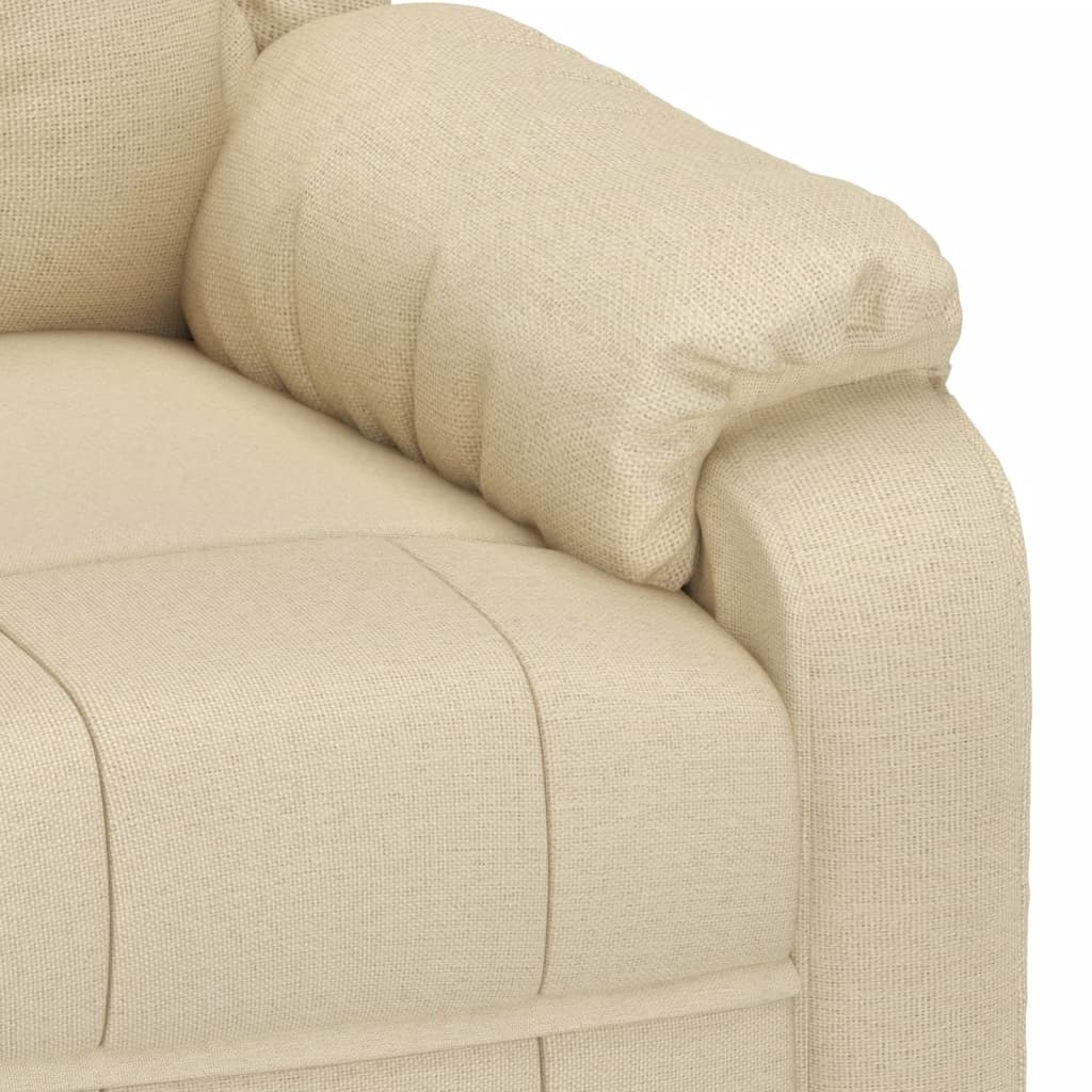 Fauteuil inclinable Crème Tissu - XIOS