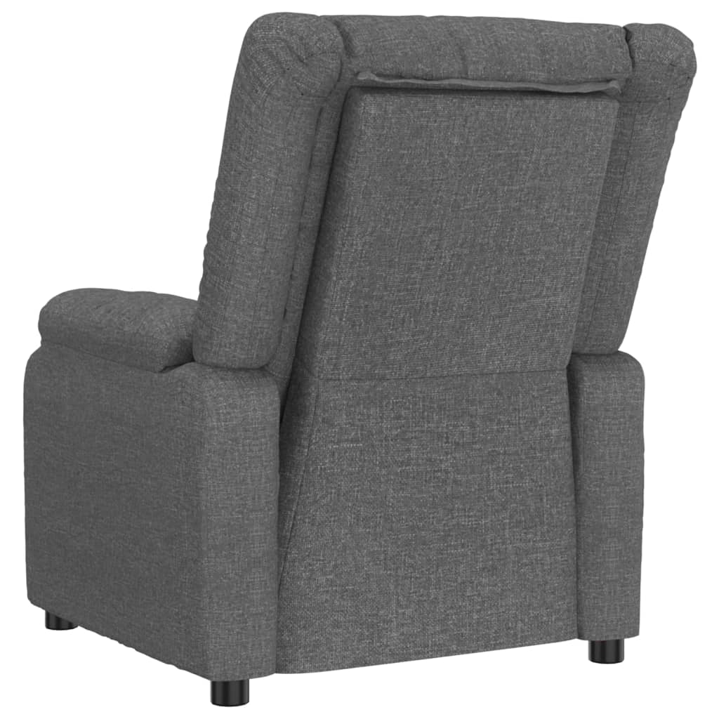 Fauteuil de massage Gris foncé Tissu