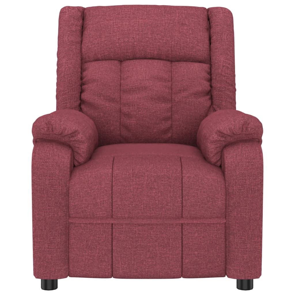 Fauteuil de massage Rouge bordeaux Tissu