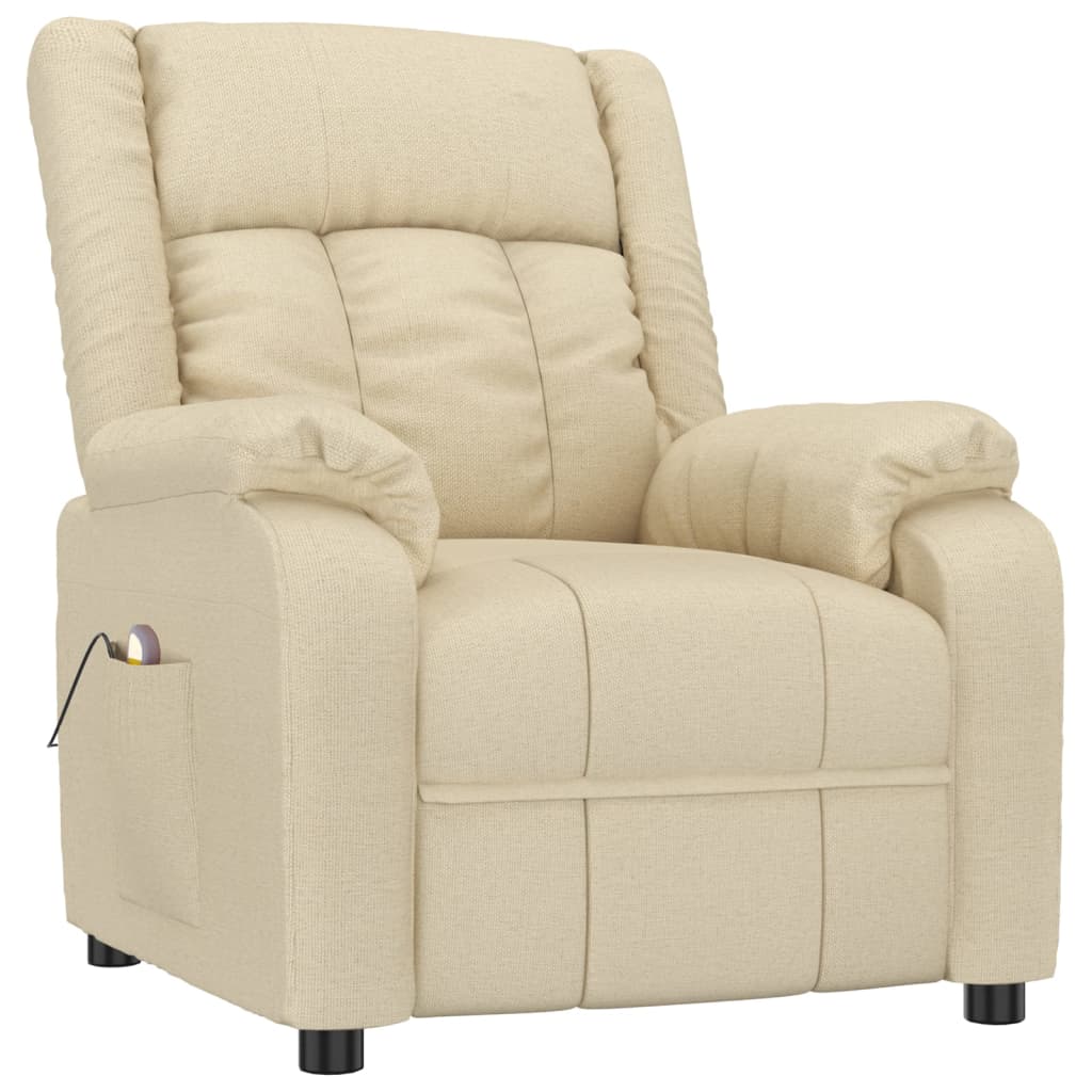 Fauteuil de massage Crème Tissu - XIOS