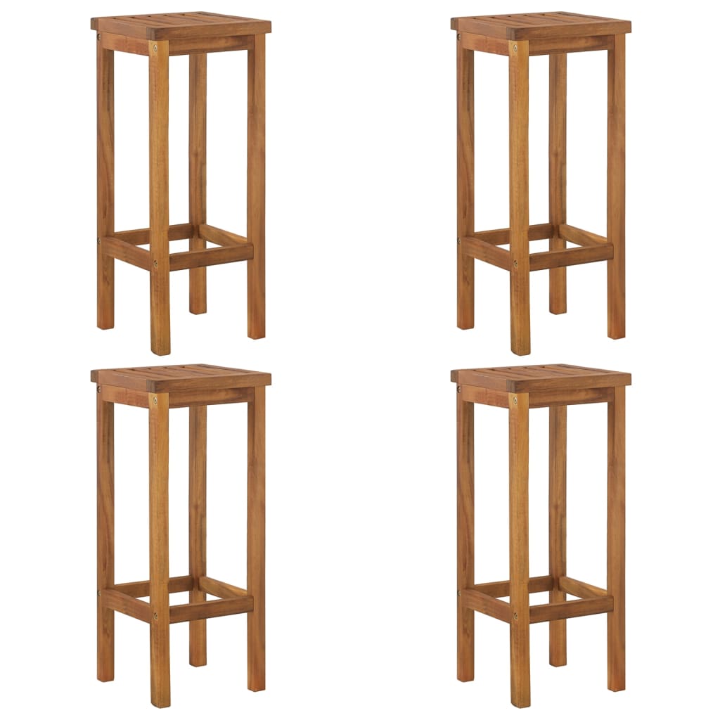 Ensemble de bar de jardin 5 pcs Bois d'acacia massif