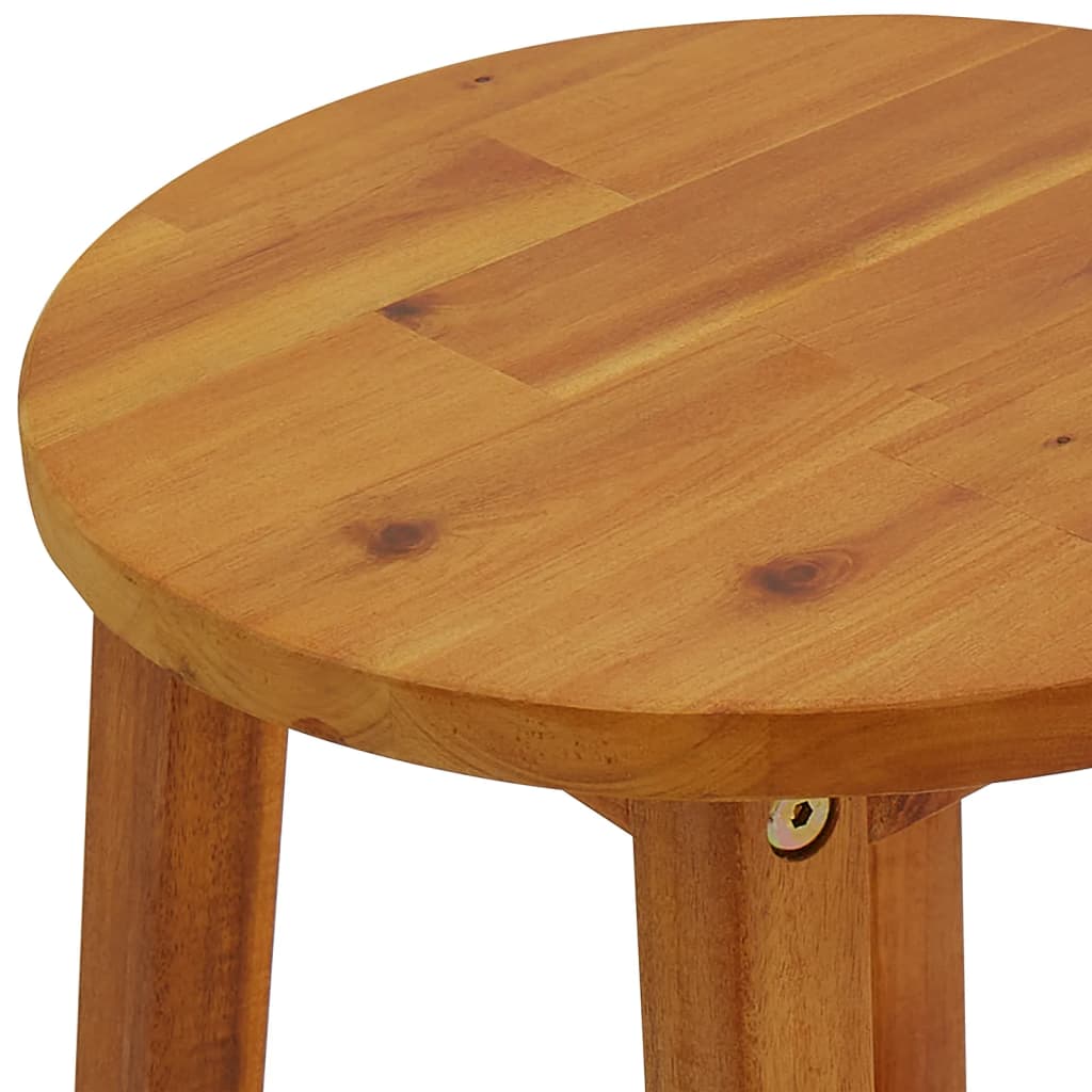 Ensemble de bar de jardin 3 pcs Bois d'acacia solide